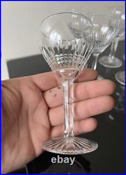 9 Verres A Vin Blanc En Cristal Saint Louis Modèle Calibri Non Baccarat