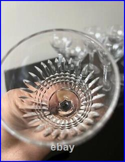 9 Verres A Vin Blanc En Cristal Saint Louis Modèle Calibri Non Baccarat