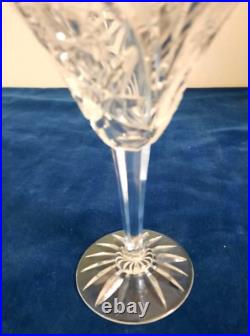 9 coupes à champagne en cristal taillé, cristal de Lorraine (Baccarat) 9 coupes à champagne en cristal taillé, cristal de Lorraine (Baccarat)