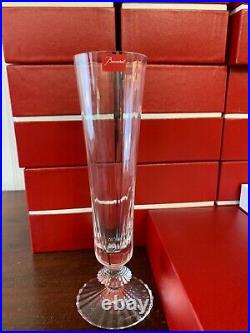 9 flûtes basse mille nuits en cristal de Baccarat (prix pour un verre)