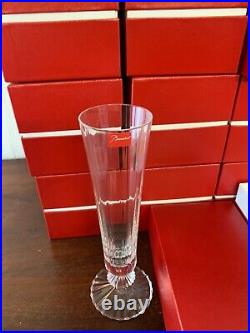 9 flûtes basse mille nuits en cristal de Baccarat (prix pour un verre)