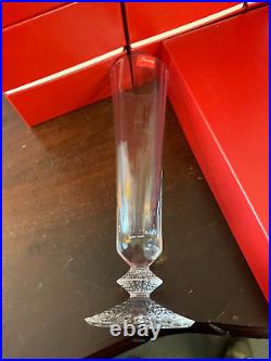 9 flûtes basse mille nuits en cristal de Baccarat (prix pour un verre)