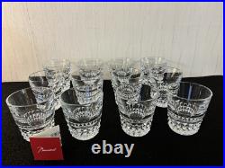 9 gobelet modèle Louxor en cristal de Baccarat (prix d'un verre)