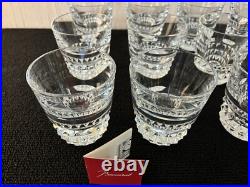 9 gobelet modèle Louxor en cristal de Baccarat (prix d'un verre)