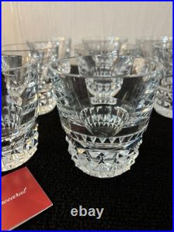 9 gobelet modèle Louxor en cristal de Baccarat (prix d'un verre)