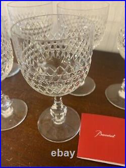 9 verres à eau modèle Lucullus en cristal de Baccarat (prix à la pièce)