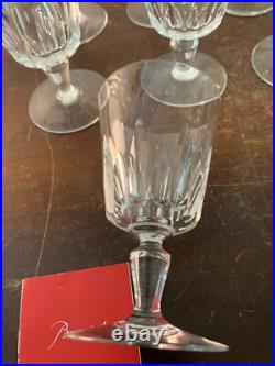 9 verres à eau modèle en cristal de Baccarat (prix à la pièce)