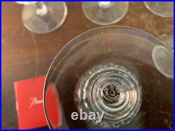 9 verres à eau modèle en cristal de Baccarat (prix à la pièce)