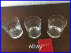 9 verres à liqueur Modèle Sévigné en cristal de Baccarat (prix à la pièce)