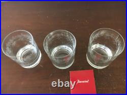 9 verres à liqueur Modèle Sévigné en cristal de Baccarat (prix à la pièce)
