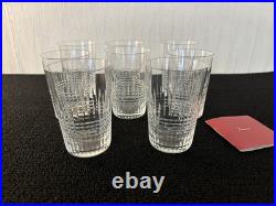 9 verres à thé modèle Nancy cristal Baccarat h 10 cm(prix à la pièce) modèle5