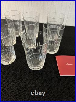 9 verres à thé modèle Nancy cristal Baccarat h 10 cm(prix à la pièce) modèle5