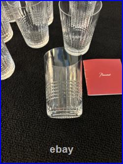 9 verres à thé modèle Nancy cristal Baccarat h 10 cm(prix à la pièce) modèle5