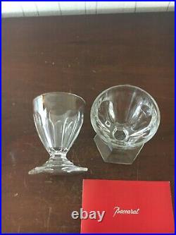 9 verres à vin blanc modèle Bourbon cristal de Baccarat h 8cm prix à la pièce