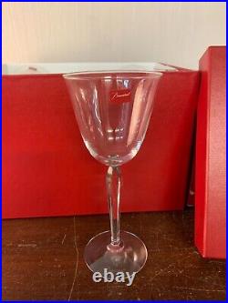 9 verres à vin modèle Clara en cristal de Baccarat (prix à la pièce)