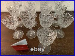 9 verres à vin rouge modèle Lagny cristal de Baccarat (prix à la pièce)