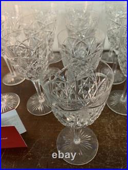 9 verres à vin rouge modèle Lagny cristal de Baccarat (prix à la pièce) 9 verres à vin rouge modèle Lagny cristal de Baccarat (prix à la pièce)