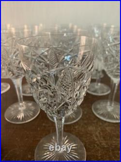 9 verres à vin rouge modèle Lagny cristal de Baccarat (prix à la pièce)