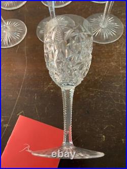 9 verres à vin rouge modèle Lagny cristal de Baccarat (prix à la pièce)
