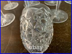 9 verres à vin rouge modèle Lagny cristal de Baccarat (prix à la pièce)