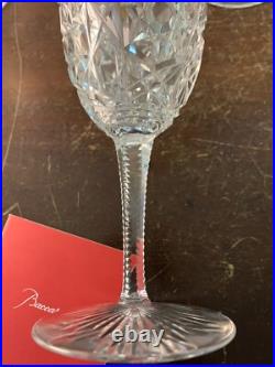 9 verres à vin rouge modèle Lagny cristal de Baccarat (prix à la pièce)