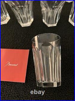 9 verres modèle Harcourt en cristal de Baccarat h 9 cm (prix à la pièce)