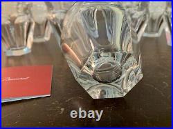9 verres modèle Talleyrand Harcourt cristal Baccarat h 9 cm (prix à la pièce)