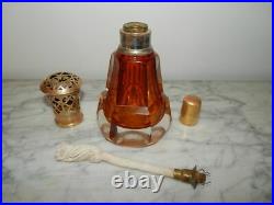 ANCIENNE LAMPE BERGER en CRISTAL St Louis ou Baccarat