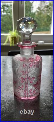 ANCIEN FLACON EN CRISTAL BACCARAT MODELE EGLANTIER CATALOGUE 1916 Ht 16 cm ANCIEN FLACON EN CRISTAL BACCARAT MODELE EGLANTIER CATALOGUE 1916 Ht 16 cm