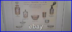 ANCIEN FLACON EN CRISTAL BACCARAT MODELE EGLANTIER CATALOGUE 1916 Ht 16 cm ANCIEN FLACON EN CRISTAL BACCARAT MODELE EGLANTIER CATALOGUE 1916 Ht 16 cm