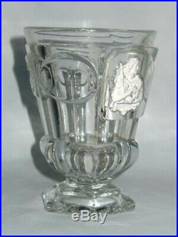Ancien Gobelet Cristal De Baccarat Le Creusot Cristallo-cérame St Jean Charles X