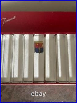 Ancien Porte Couteau Cristal BACCARAT Carré Rectangle