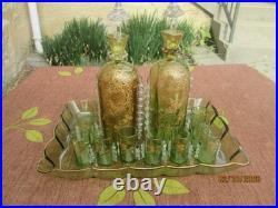 Ancien Service A Liqueur Emaille 13 Pieces Boheme, Baccarat