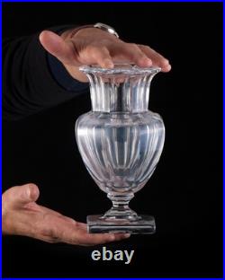 Ancien Vase Cristal de Baccarat Modèle Médicis Musée dela Cristallerie 1820-1840