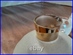 Ancien service carafe + 7 verres cristal Baccarat, Saint Louis