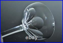 Ancienne 6 Coupes A Champagne Cotes Large Cristal Modele Genova Baccarat Signe