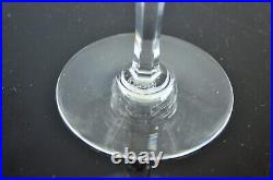 Ancienne 6 Coupes A Champagne Cotes Large Cristal Modele Genova Baccarat Signe