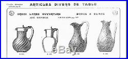 Ancienne Broc A Glass Cruche A Eau Cristal Dégage L'acid Modelé Baccarat 1916