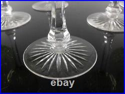 Anciennes Grand 6 Verres A Vin Cristal Couleur Modele Richelieu Baccarat Artdeco