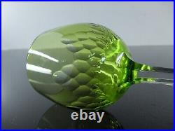 Anciennes Grand 6 Verres A Vin Cristal Couleur Modele Richelieu Baccarat Artdeco