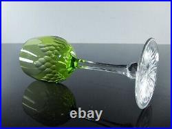 Anciennes Grand 6 Verres A Vin Cristal Couleur Modele Richelieu Baccarat Artdeco