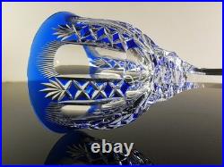 Art Deco 1 Verre Vin Roemer Cristal Couleur Bleu Taille Theresienthal Baccarat