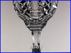 Art Deco 1 Verre Vin Roemer Cristal Couleur Bordo Taille Theresienthal Baccarat