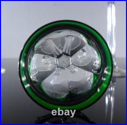 Art Deco 6 Verres Liqueur Cristal Double Couleurs Taille Malmaison Baccarat