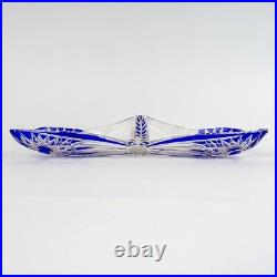 Assiette Plat Libellule Cristal Baccarat Crystal Dragonfly Tray Plate