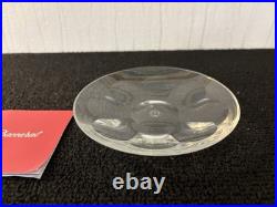 Assiette à pain Harcourt en cristal de Baccarat D 13 cm