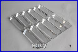 BACCARAT 12 Porte-couteaux cristal Triangle (70583)