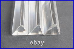 BACCARAT 12 Porte-couteaux cristal Triangle (70583)