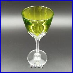BACCARAT 1 ROEMER / VERRE À VIN DU RHIN EN CRISTAL COULEUR Modèle GENOVA