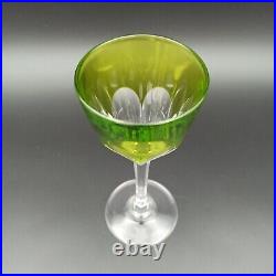 BACCARAT 1 ROEMER / VERRE À VIN DU RHIN EN CRISTAL COULEUR Modèle GENOVA